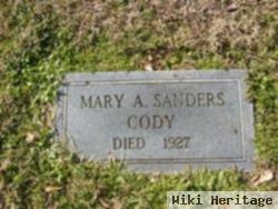 Mary Ann Mcnew Sanders Cody