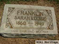 Sarah Louise Hill Franklin