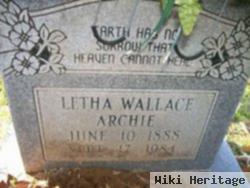 Letha Wallace Archie