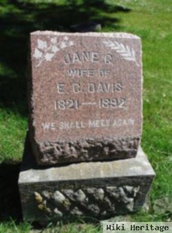 Jane C Davis