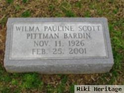 Wilma Pauline Scott Bardin