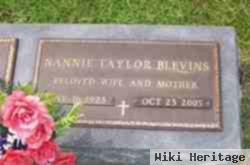 Nannie Taylor Blevins