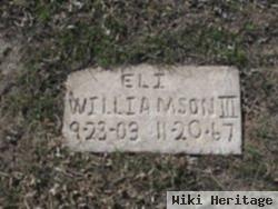 Eli Williamson, Iii