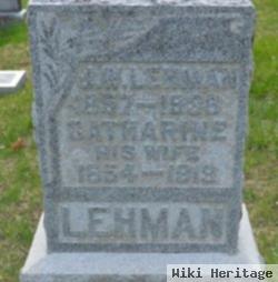 Catharine "katie" Lehman