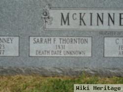 Sarah Thornton Mckinney