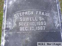 Stephen Frank Sowell, Sr