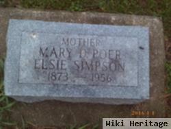 Mary Drusilla Elsie Simpson Poer