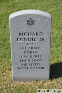 Pvt Richard Lundie, Jr