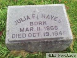 Julia F Hayes