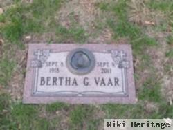 Bertha G Vaar