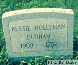 Bessie Holleman Durham