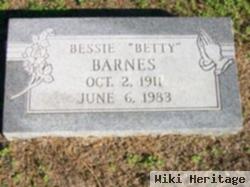 Bessie "betty" Barnes