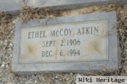 Carrie Ethel "ethel" Mccoy Atkin