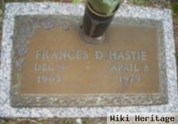 Frances D. Hastie