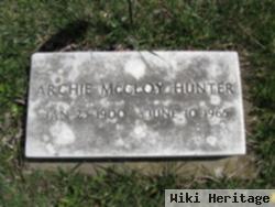 Archie Mccloy Hunter