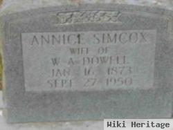 Cordelia Annice Simcox Dowell