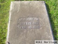 W. J. Haynie