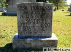 Sybil Hortense Sanders