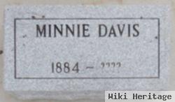 Minnie F Davis