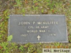 John P. Mcauliffe