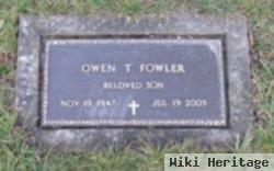 Owen Thomas "tommy" Fowler