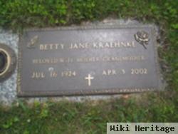 Betty Jane Brown Kraehnke