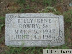 Billy Gene Dowdy, Sr