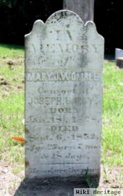 Mary J. Womble Irby