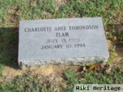 Charlotte Adee Edmondson Elam