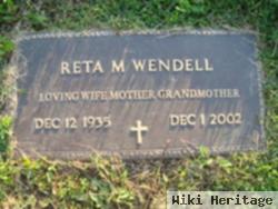 Reta M Elliott Wendell