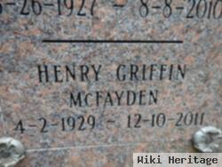 Henry Griffin Mcfayden