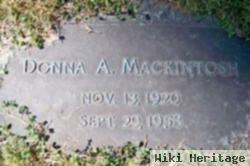 Donna A Mackintosh