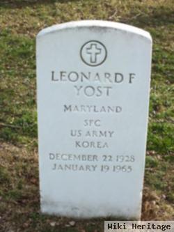 Leonard F Yost