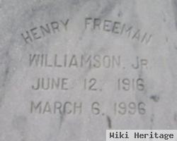 Henry Freeman Williamson, Jr