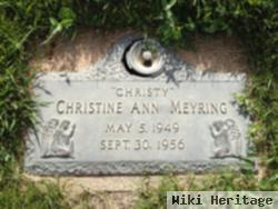 Christine Ann "christy" Meyring