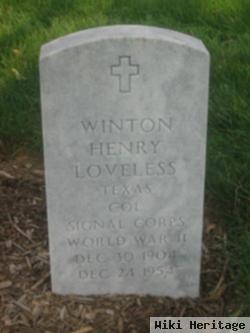 Winton Henry Loveless