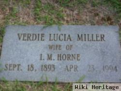 Verdie Lucia Miller Horne