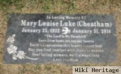Mary Louise Cheatham Luke