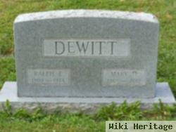 Ralph E. Dewitt