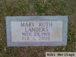 Mary Ruth Williams Landers