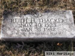 Ruth H Thacker