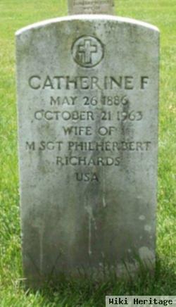 Catherine F Richards