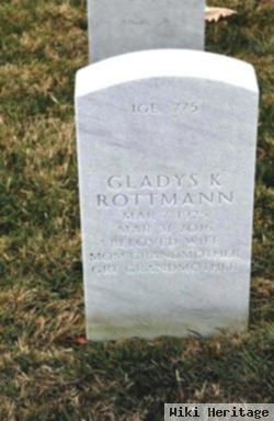 Gladys K Kuhne Rottmann