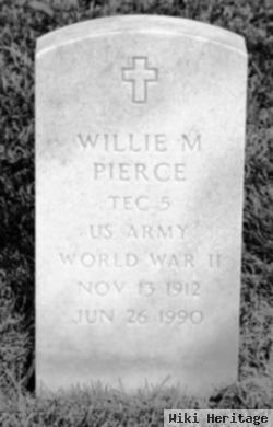 Willie M Pierce