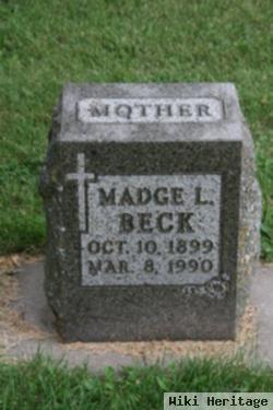 Madge L Spencer Beck