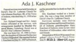 Ada J. Hilgendorf Kaschner