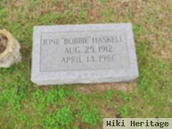 Mrs Ione Love "bobbie" Flowers Haskell