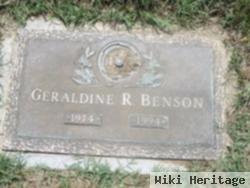 Geraldine R Benson