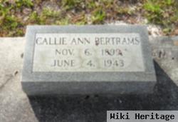 Callie Ann Chandler Bertrams