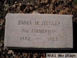 Emma M. Zimmerman Ziegler